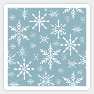 Snowflake seamless pattern design Sticker